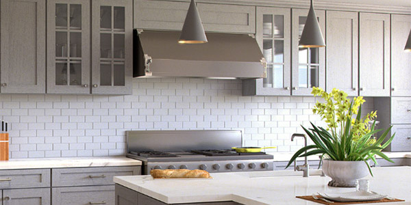 Nova Light Grey Shaker (AN) | Forevermark Cabinetry™ | Terillian Cabinets