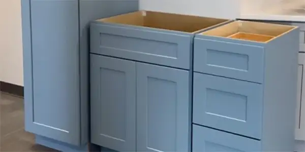 Arctic Blue Shaker (AS) Cabinets Arctic Blue Shaker (AS) Cabinets