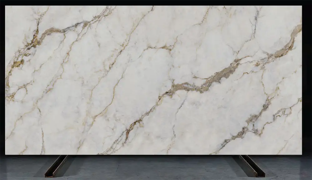 Calacatta Carina Printed Quartz Example Calacatta Carina Printed Quartz Example