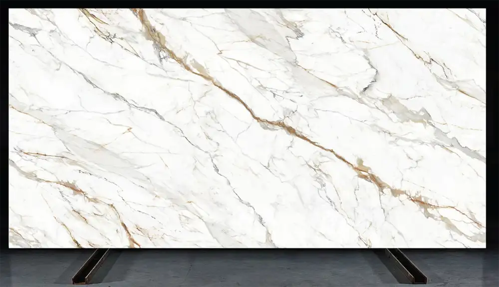 Calacatta Leo-Minor Printed Quartz Example
