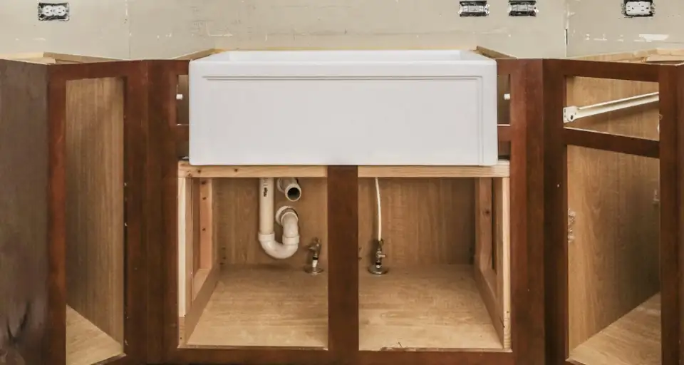 Farmhouse Sink Leveling