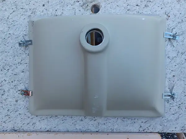 Example Sink Hardware Installed