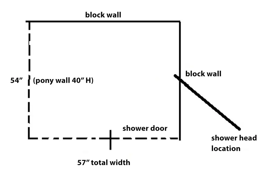 Shower Glass Layout Shower Glass Layout