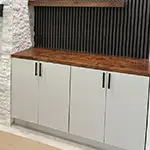 Eurocraft: Matte Platinum Cabinets